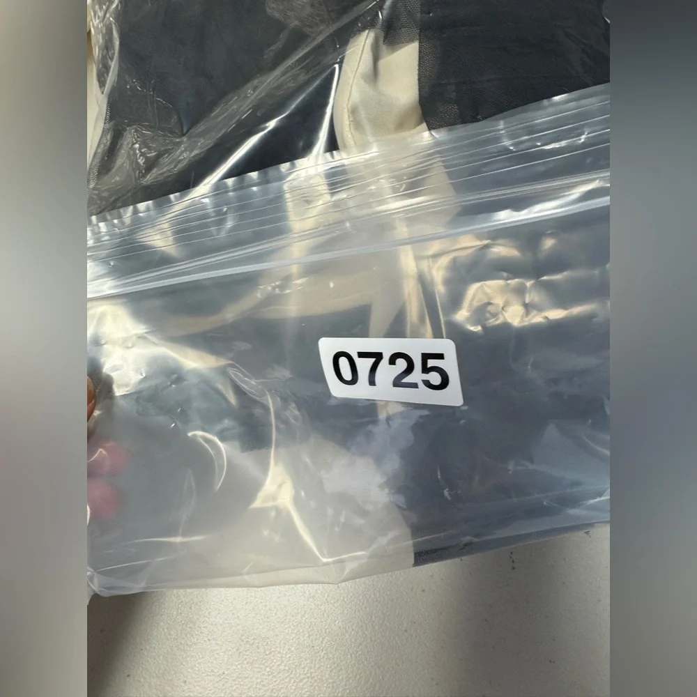 Alice + Olivia Leather Tulle Dress Black Fit Flare Party Mini Size 6 Dark Goth - Picture 15 of 15